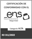 Certificado ENS categoria alta